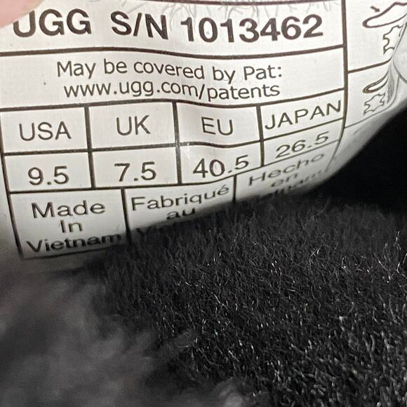 UGG Black Heeled Boots - Picture 7 of 9